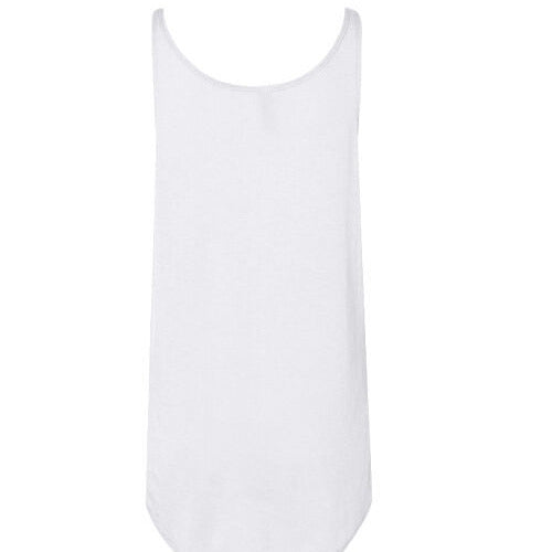 white tank top plain back
