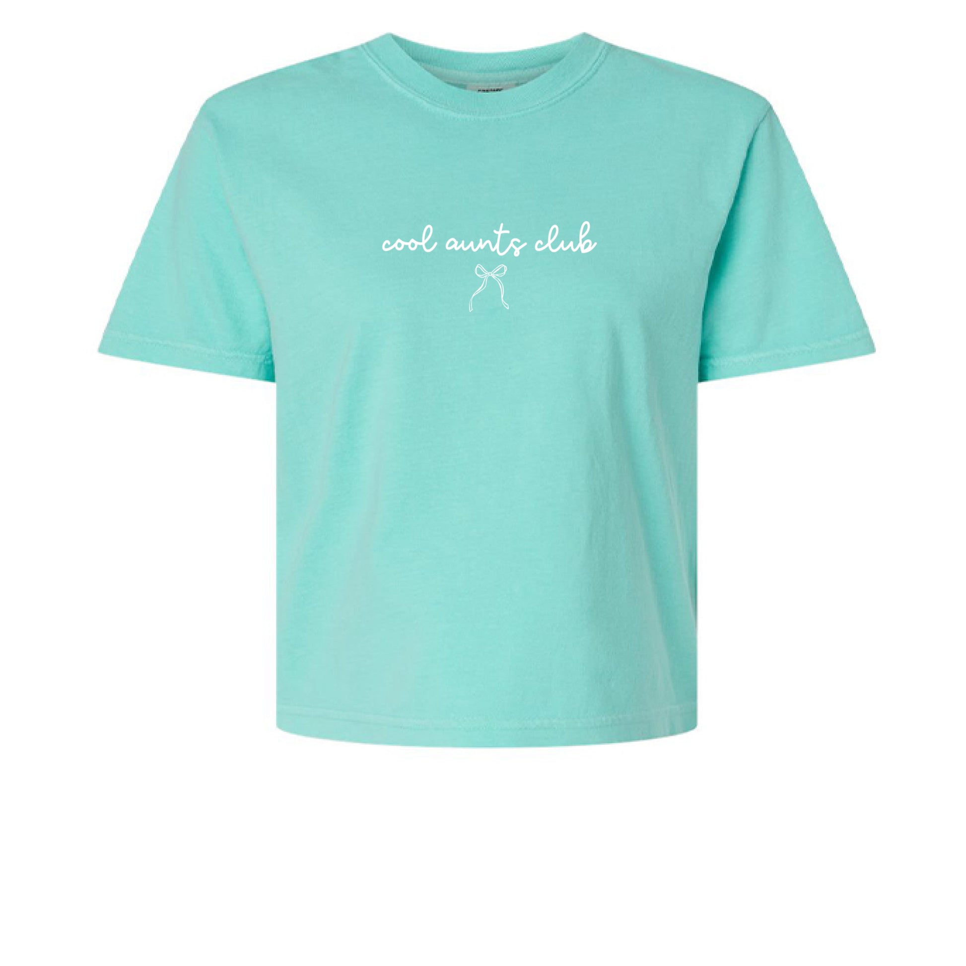 Cool Aunts Club | Boxy Fit Tee chalky mint